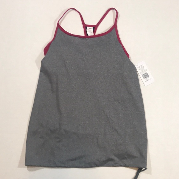 Fabletics Tops - Fabletics Norwalk Red & Gray Tank Top NWT
